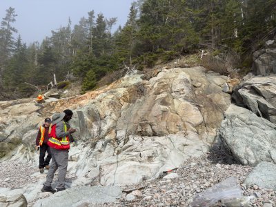 Mineralization at Pocologan